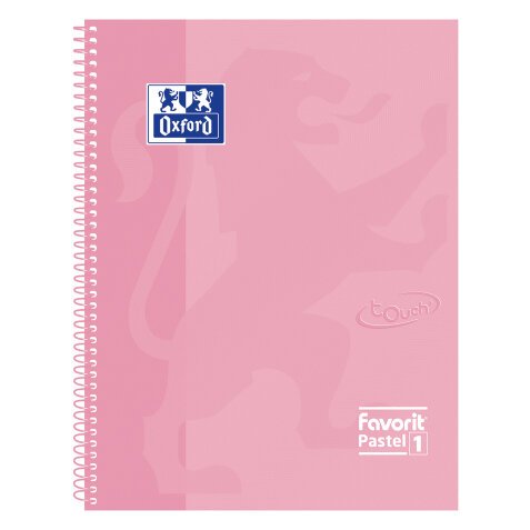 Quaderno spiralato OXFORD Favorit Pastel 1/3 A4 Rosa