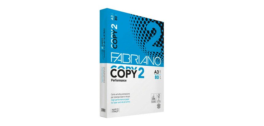Carta Fabriano Copy 2 A3 80 g/m² 5 risme da 500 fogli