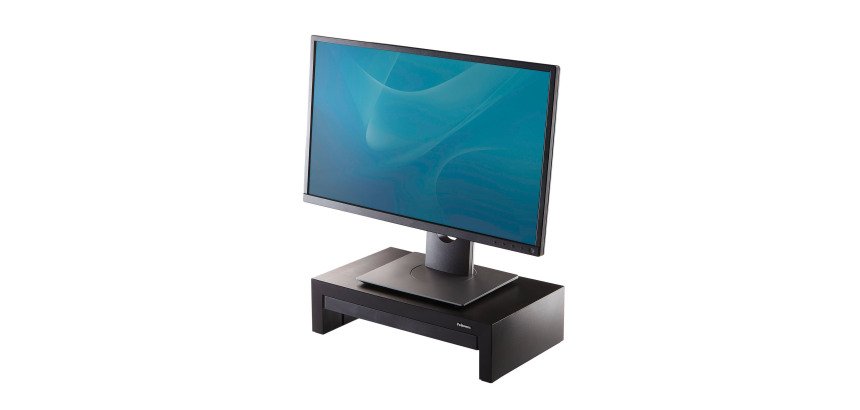 Supporto Monitor Fellowes Designer Suites nero 406 x 238 x 111 mm