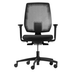 Sedia ergonomica Speed-O Black con struttura nera