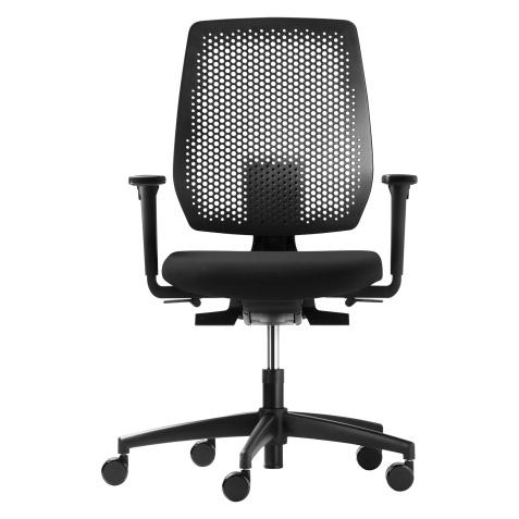Sedia ergonomica Speed-O Black con struttura nera