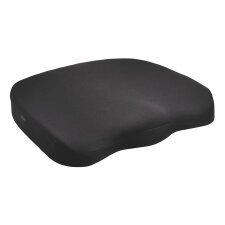 KENSINGTON Cuscino da seduta ergonomico in Memory Foam, Nero