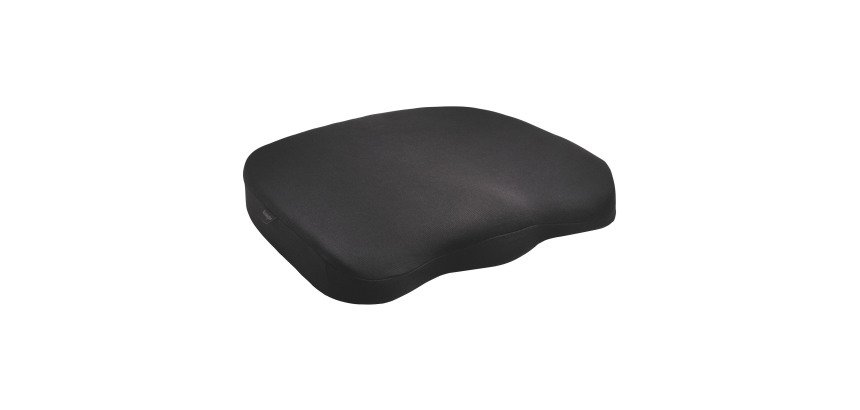 KENSINGTON Cuscino da seduta ergonomico in Memory Foam, Nero