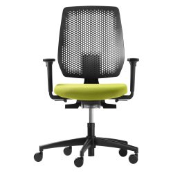 Sedia ergonomica Speed-O Black con struttura nera