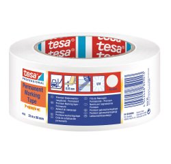 Nastro per segnalazione permanente tesa® Professional 4169 bianco, 50 mm x 33 m