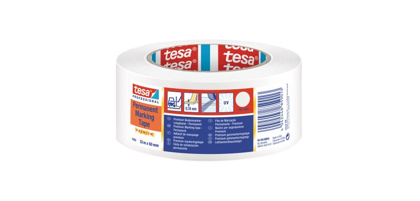 Nastro per segnalazione permanente tesa® Professional 4169 bianco, 50 mm x 33 m