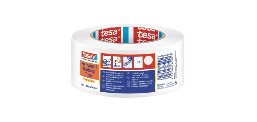 Nastro per segnalazione permanente tesa® Professional 4169 bianco, 50 mm x 33 m