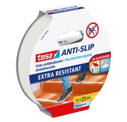 Nastro antiscivolo tesa® trasparente, 25 mm x 5 m