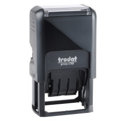 Datario TRODAT Printy 4750/L7 REGISTRATO 41 x 24 mm blu-rosso