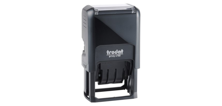 Datario TRODAT Printy 4750/L1 RICEVUTO - 41 x 24 mm blu-rosso