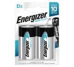 Energizer D Alkaline Batteries Max Plus LR20 1.5V Pack of 2