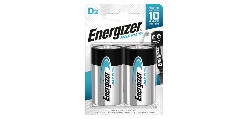 Pile Energizer Max Plus Torcia D 2 unità