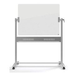 Lavagna bianca mobile Nobo Classic in vetro bianco brillante 120 x 90 cm