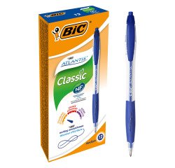 Penna sfera scatto Bic Atlantis Classic 12 pezzi