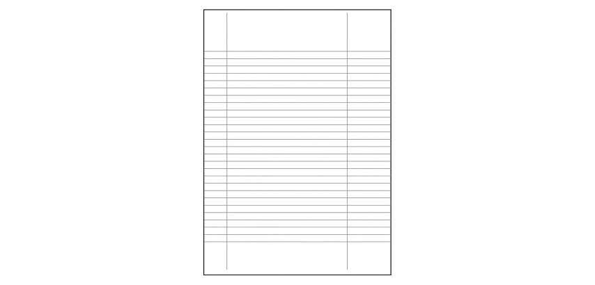 Carta uso bollo Sa.ba.cart Con righe verticali A4 80 g/m² bianco 500 fogli