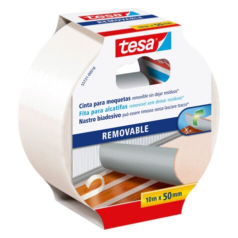 Nastro biadesivo tesa Removibile Extra Strong 10.000 mm bianco