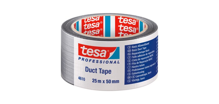 Nastro telato tesa Basic 50 mm x 25 m grigio