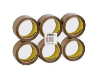 Nastro da imballaggio Scotch® 371, Marrone, 50 mm x 66 m, 6 rotoli