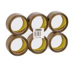 Nastro da imballaggio Scotch® 371, Marrone, 50 mm x 66 m, 6 rotoli