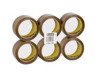 Scotch Low Noise Packaging Tape 309 50mm x 66m Brown 6 Rolls