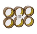 Nastro da imballaggio Scotch® 309 - Low Noise - 50 mm x 66 m - marrone - 6 rotoli