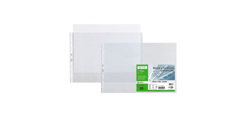 SEI Punched pockets Atla 42x30 cm 10 Pouches
