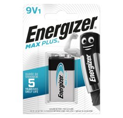 Energizer 9V Alkaline Batteries Max Plus 6LR61