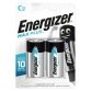 Pile Energizer Max Plus C 2 unità 1/2 Torcia C