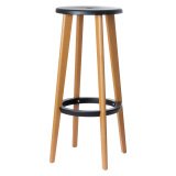 Paperflow Bar Stool Woody Black Pack of 2