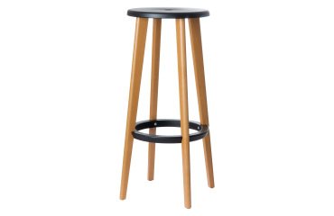 Paperflow Bar Stool Woody Black Pack of 2