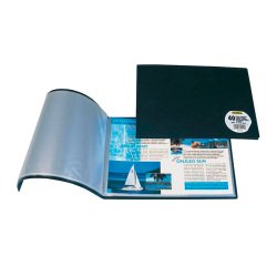 Portalistino 20 buste finitura goffrata A3 Favorit Sviluppo colore nero