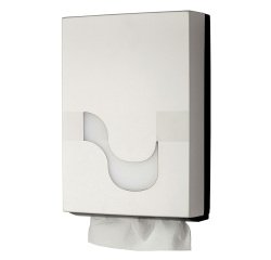Dispenser per asciugamani piegati a M, W, Z, Celtex Megamini bianco