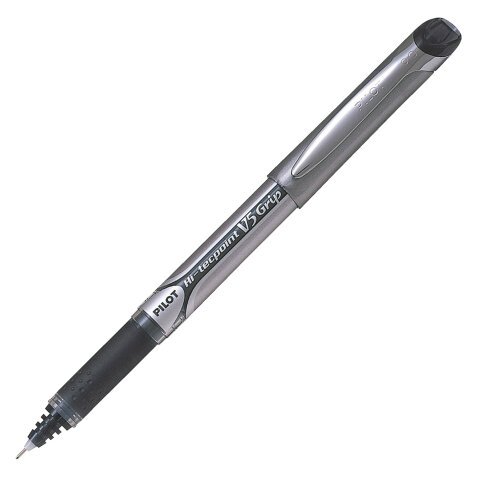 Pilot Hi-Tecpoint V5 Grip Rollerball Pen Fine 0.3 mm Black Pack of 12