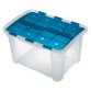 Contenitore multiuso Terry Store-Age Home Box 25 azzuro 32,2 x 46,5 x 28 cm