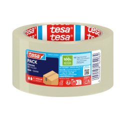 Nastro da imballo tesa® STRONG RECYCLED, trasparente 50 mm x 66 m, 6 unità