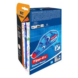 10 correttori roller Pocket Mouse + 1 Gelocity Quick Dry blu omaggio