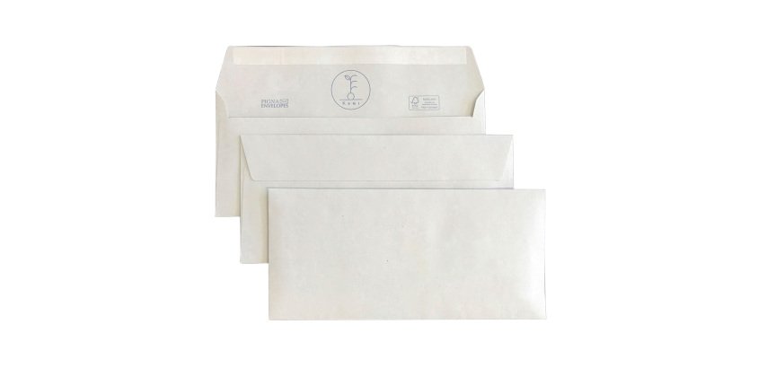 Buste strip Pigna Non standard 100 g/m² bianco senza finestra striscia removibile 25 unità