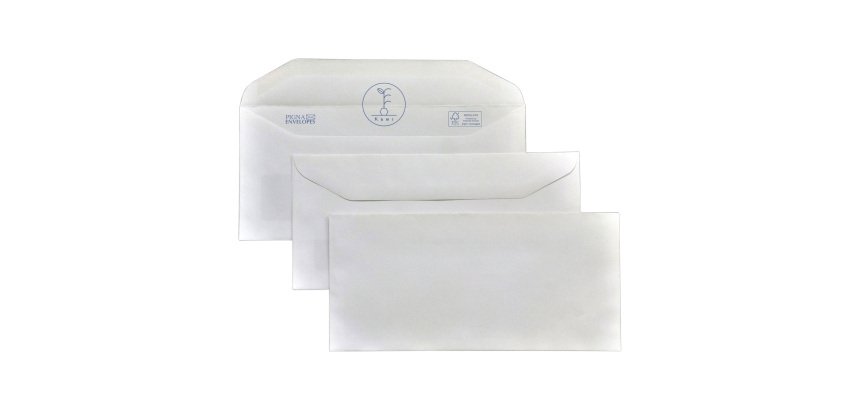 Buste gommate Pigna Non standard 100 g/m² bianco senza finestra gommata 500 unità