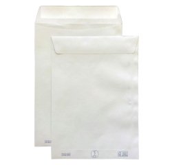 Buste a sacco Pigna C4 100 g/m² bianco senza finestra striscia removibile 500 unità