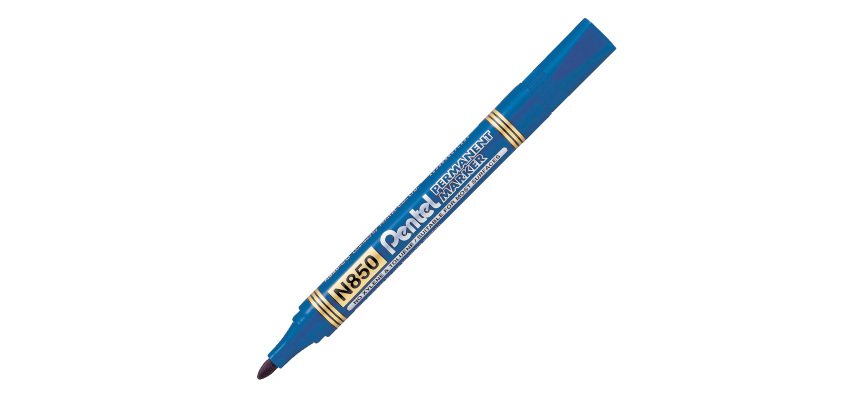 Marcatore permanente Pentel N850 punta tonda 12 pz