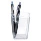 Bicchiere portapenne 2 scomparti CEP CepPro Trasparente polistirolo 7,4 x 7,4 x 9,5 cm
