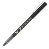 Pilot Hi-Tecpoint V7 Rollerball Pen Medium 0.4 mm Black Pack of 12