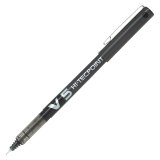 Pilot Hi-Tecpoint V5 Rollerball Pen Fine 0.3 mm Black Pack of 12