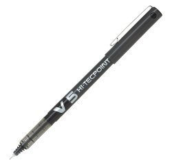 Pilot Hi-Tecpoint V5 Rollerball Pen Fine 0.3 mm Black Pack of 12