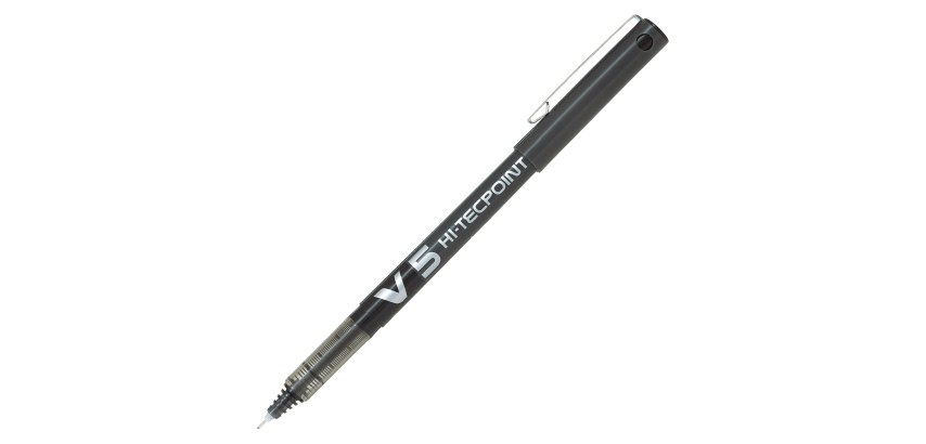 Penna roller V5 Hi-Tecpoint punta ago fine 12 pz