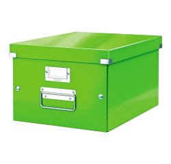 Leitz Click & Store WOW Storage Box A4 Laminated Cardboard Blue 281 x 370 x 200 mm