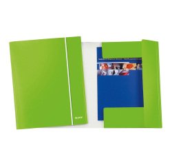 Cartellina tre lembi con elastico Leitz WOW 