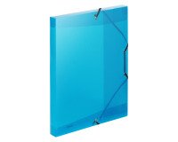 Cartelline a 3 lembi FAVORIT Lumina Polipropilene 32 x 24 cm blu