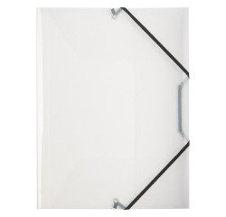 Cartelline a tre lembi con elastico Lumina PP