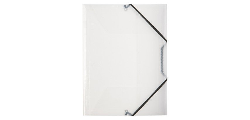 Cartelline a tre lembi con elastico Lumina PP